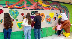 Mural project at MSJC community resource fair