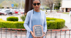 Sandra Blackman received the Hayward Award for Excellence in Education