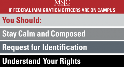 What to do if Federal Immigration Officers are on campus